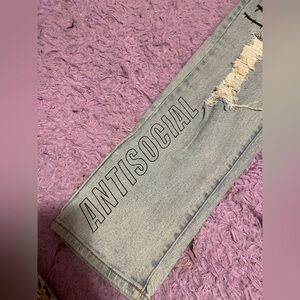 Rue 21 blue distressed denim jeans